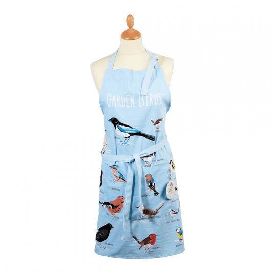 Garden Bird Cotton Kitchen Apron