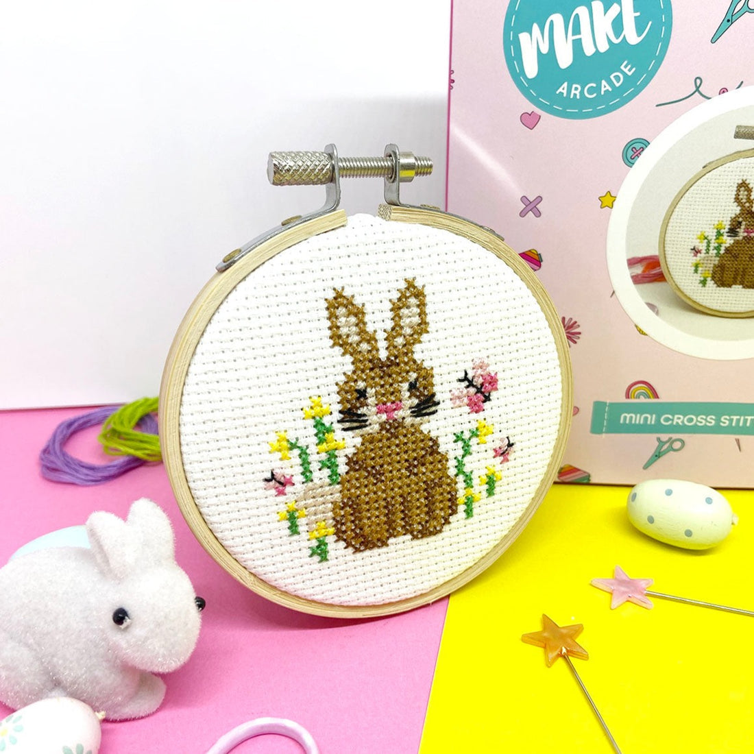 The Make Arcade ‘Bunny’ Mini Cross Stitch Kit