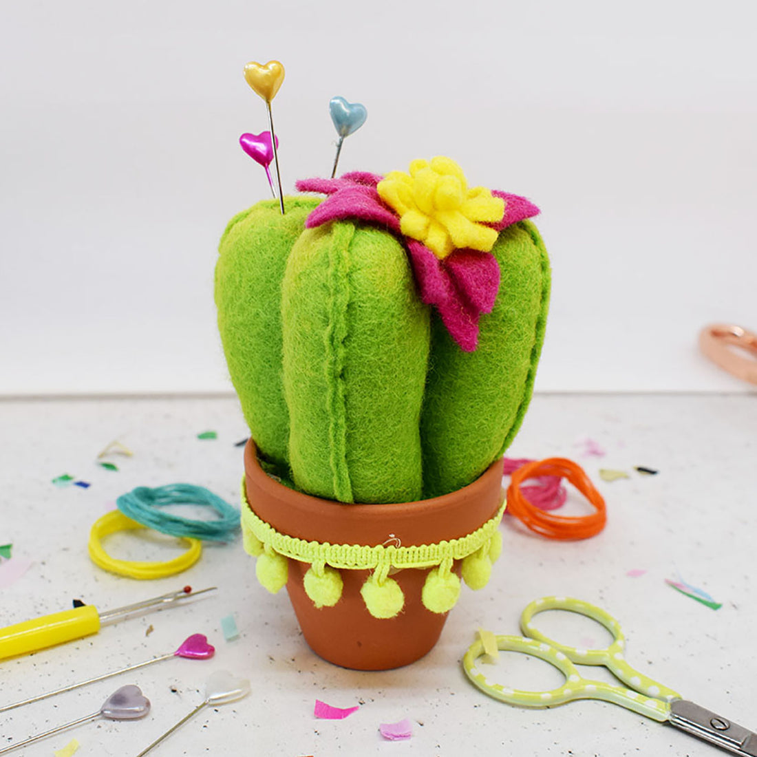 The Make Arcade ‘Cactus’ Felt Sewing Kit