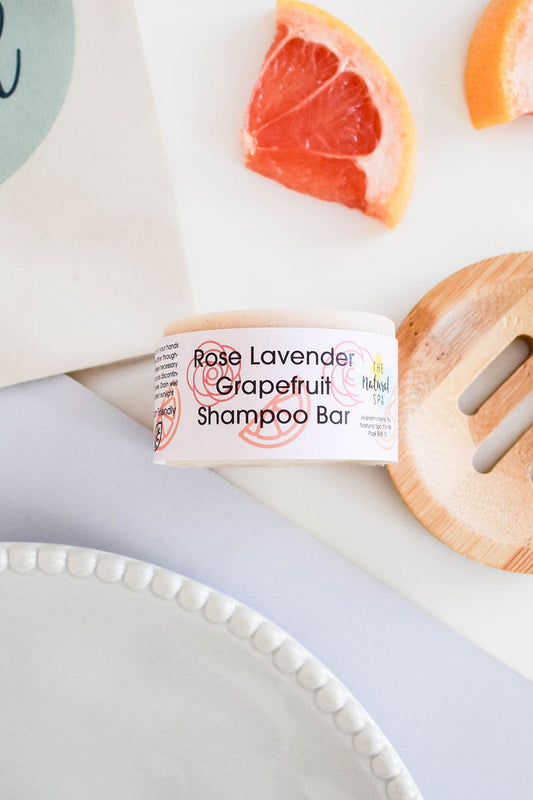 The Natural Spa Rose Lavender Shampoo Bar