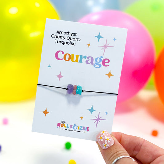 Courage wish bracelet by Molly & Izzie