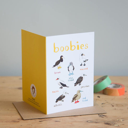 Boobies Card