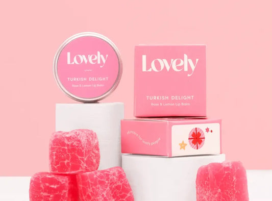 Lovely Skincare Turkish Delight- Rose and Lemon (Limited Addition) Lip Balm