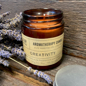 Ancient Wisdom Creativity Peppermint and Clove Soy Wax Candle