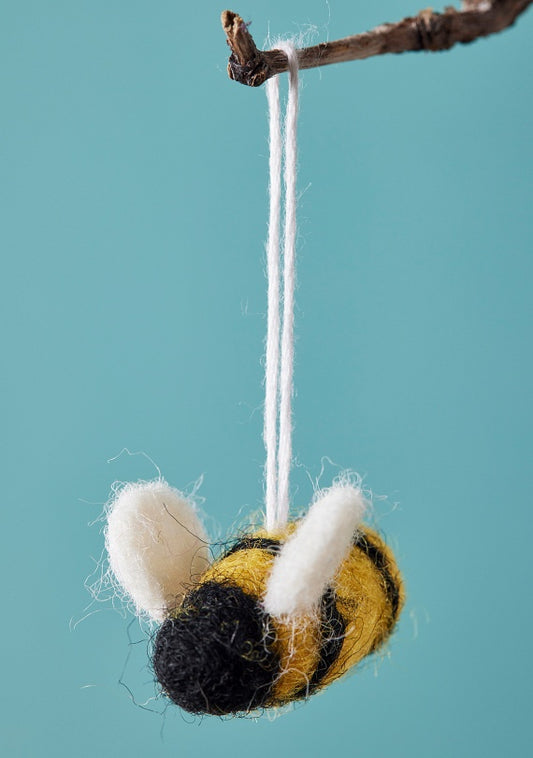 Namaste Felt Bee Decoration