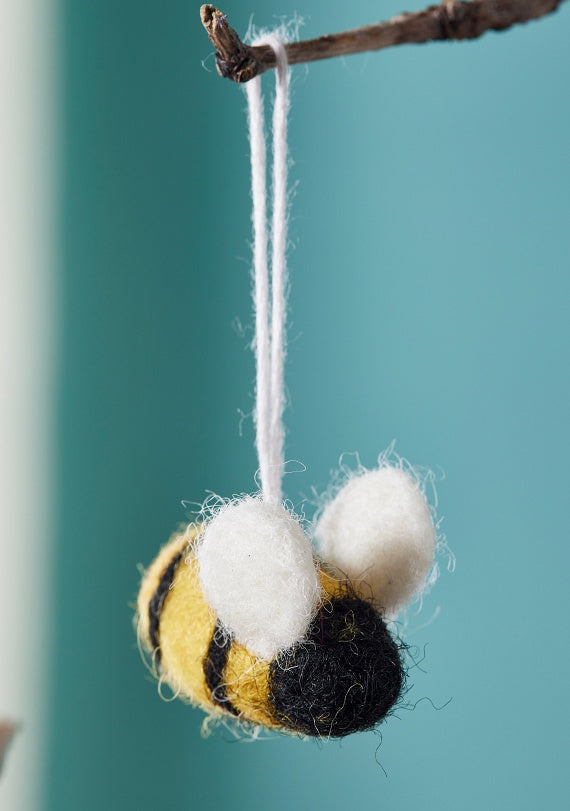 Namaste Felt Bee Decoration