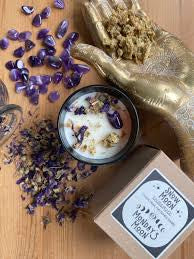 Monday’s Moon Snow Moon Manifestation Candle