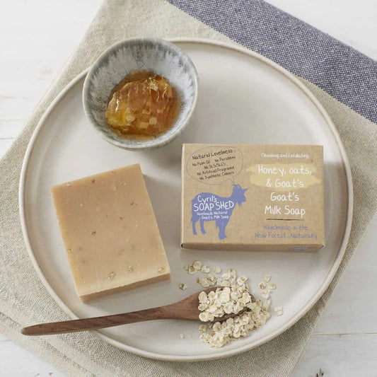 Honey and oats goats milk soap