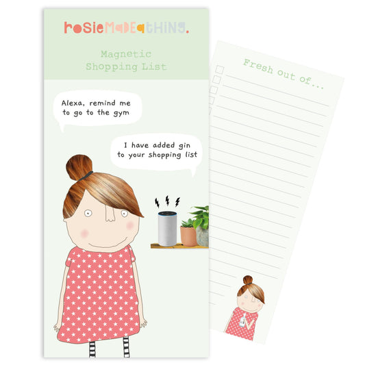 Rosie Made a Thing Alexa Magnetic Notepad