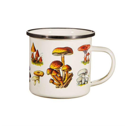Sass and Belle Vintage Enamel Mushroom Mug