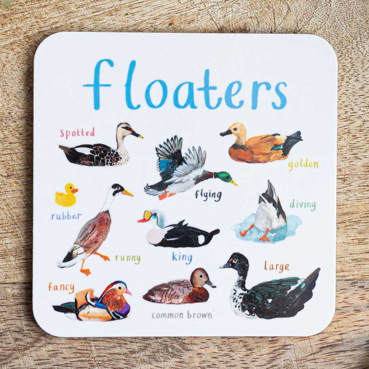 Floaters cheeky bird coaster