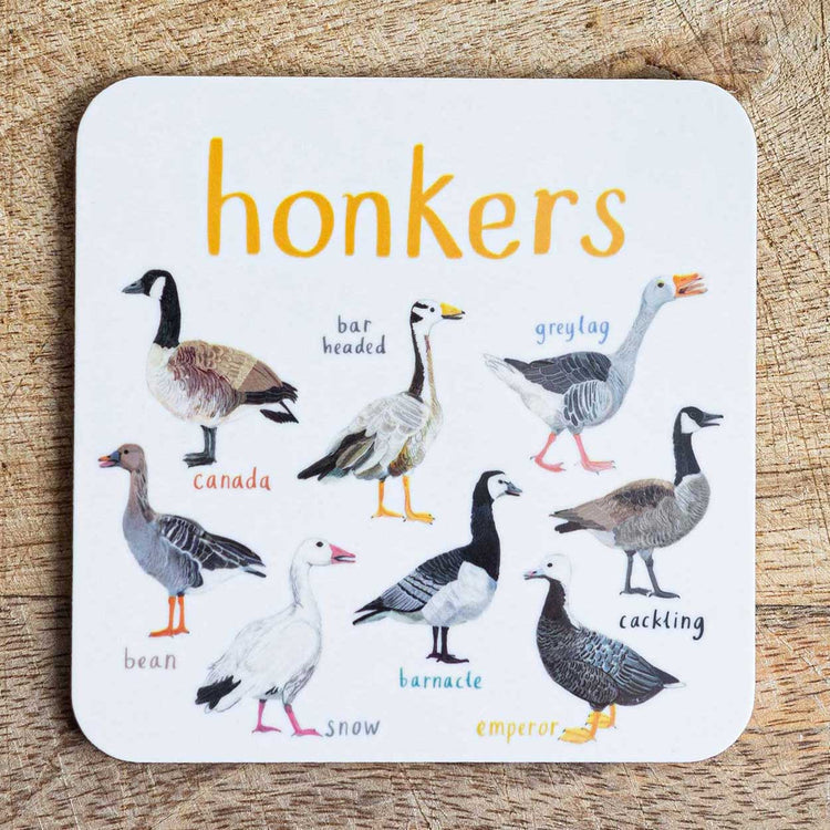 Honkers cheeky bird coaster