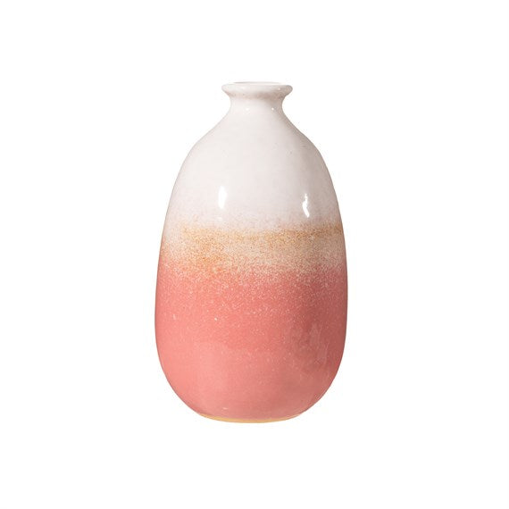 Sass and Belle Dip Glazed Ombre Pink Vase