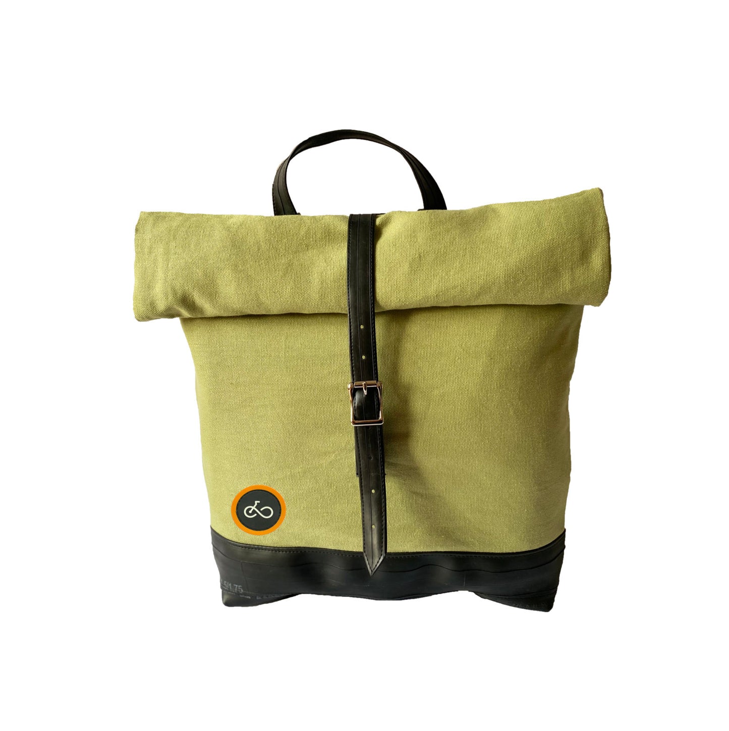 Cycle of Good green organic canvas rucksack