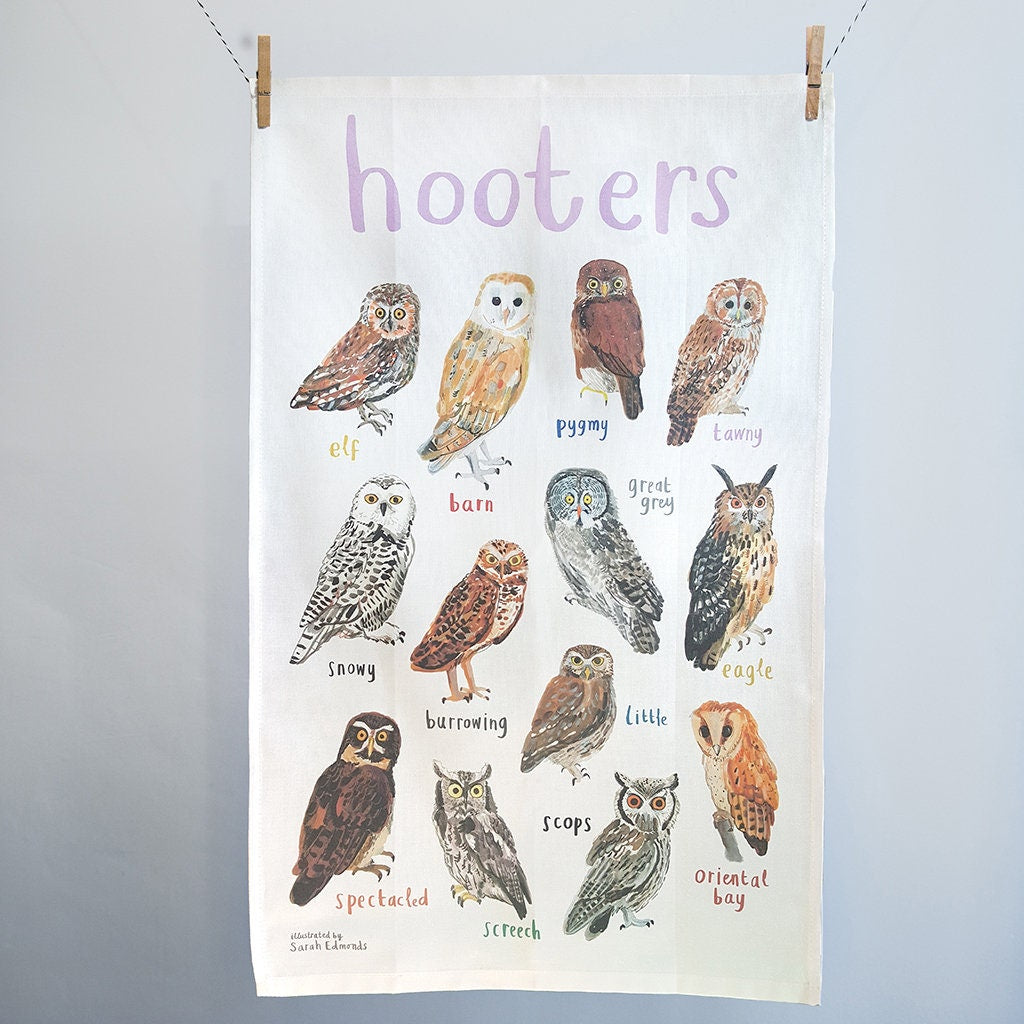Hooters cheeky bird premium tea towel
