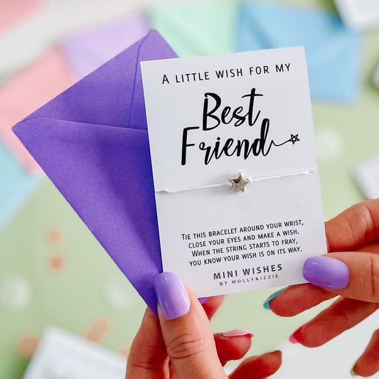 Best Friend wish bracelet By Molly & Izzie