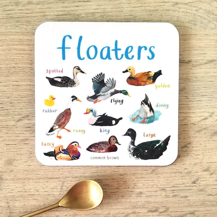 Floaters cheeky bird coaster
