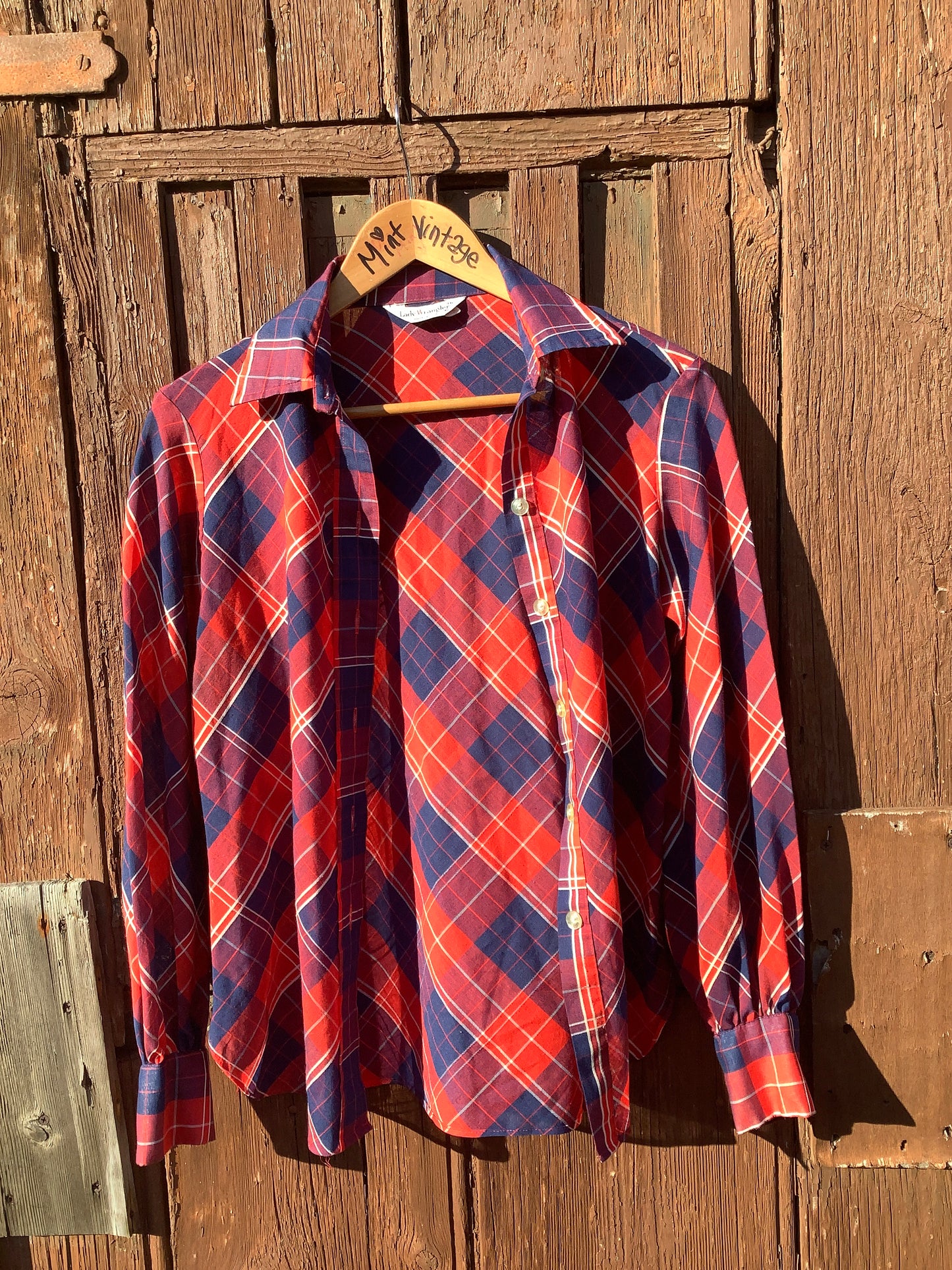Vintage 1970’s western style wrangler shirt