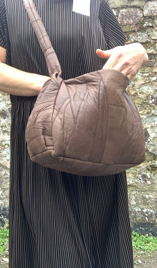 Vintage 1970’s butter soft leather slouchy bag