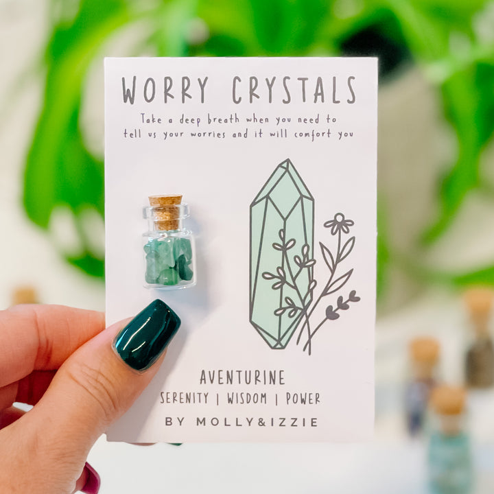 Aventurine Worry Crystals