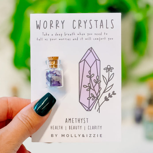 Amethyst Worry Crystals