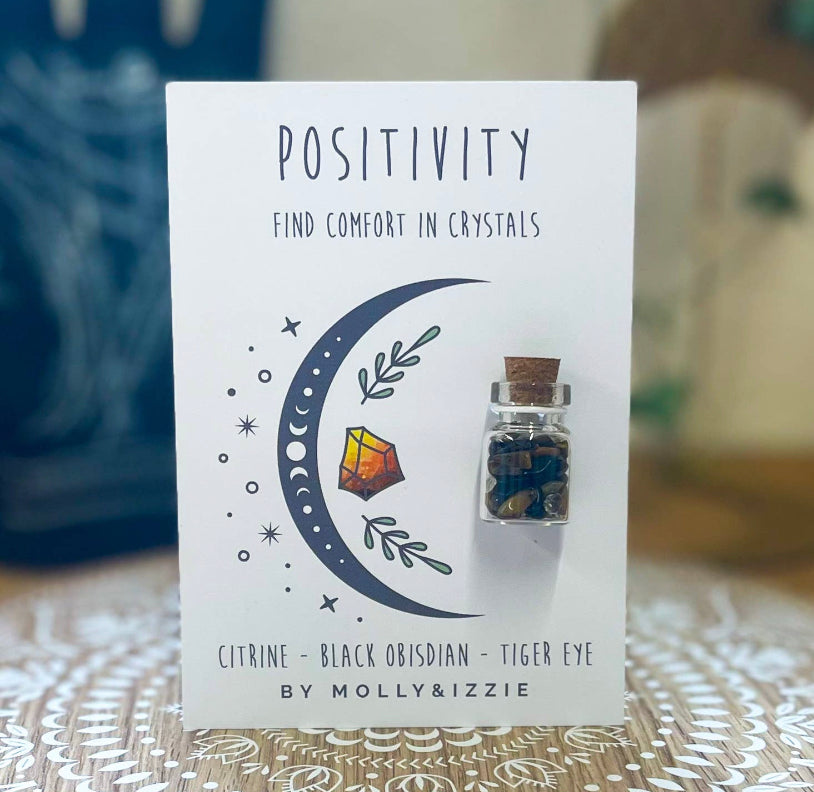 Positivity crystal jar