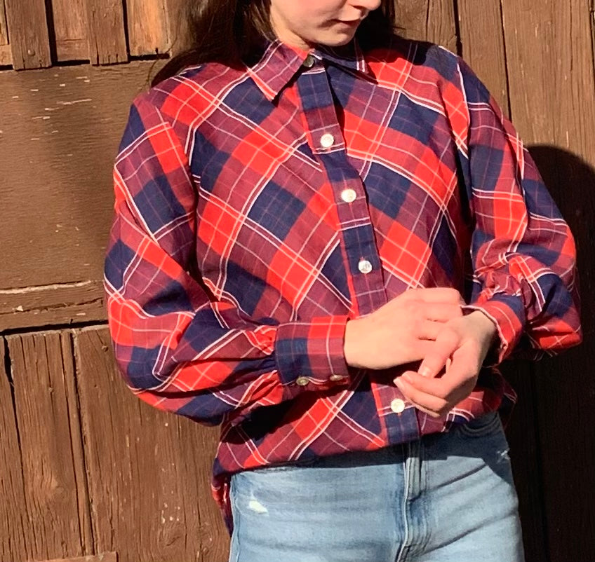 Vintage 1970’s western style wrangler shirt