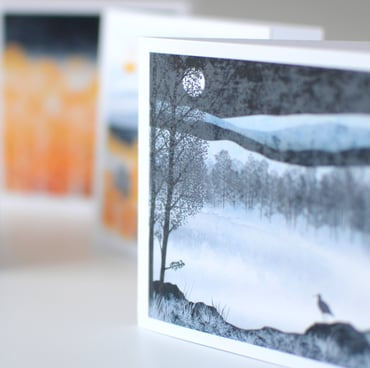 Golden forest boxed collection of art cards