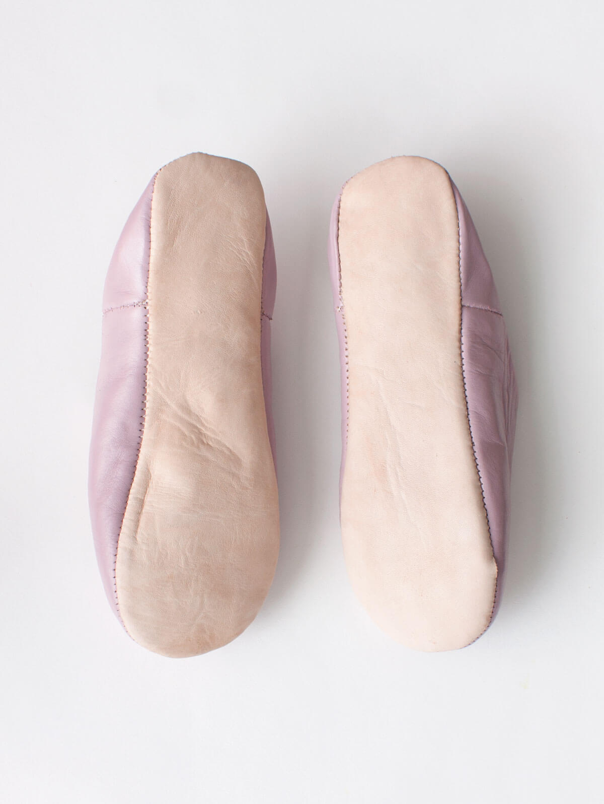 Copy of Moroccan vintage pink leather mule slippers
