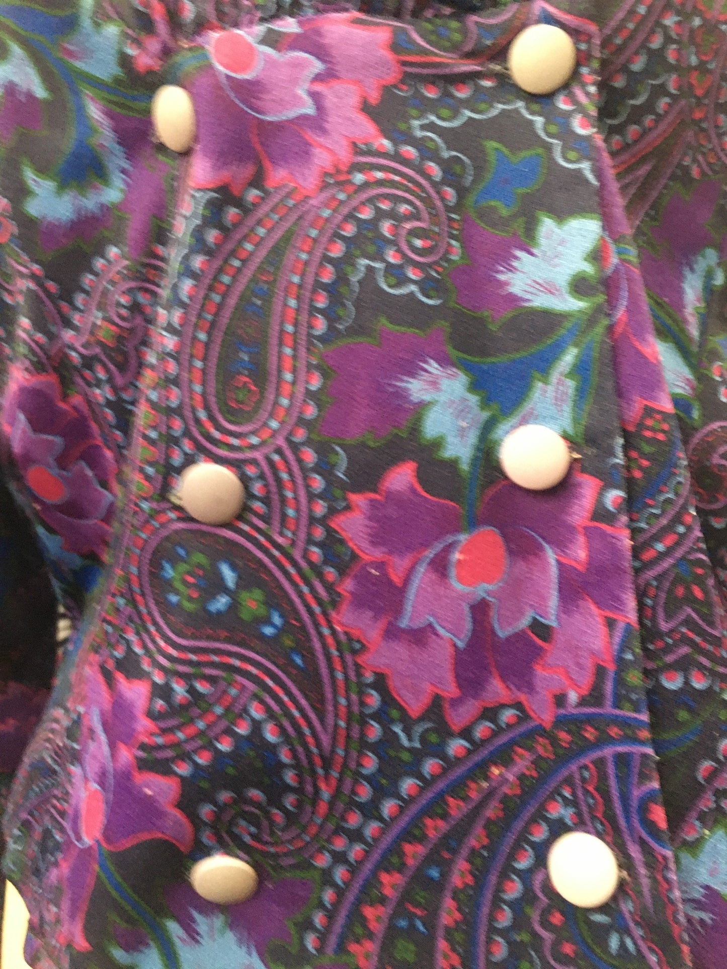 1970’s Vintage Paisley blouse