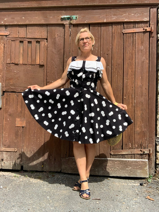 American Vintage polka dot 50’s rockabilly style dress