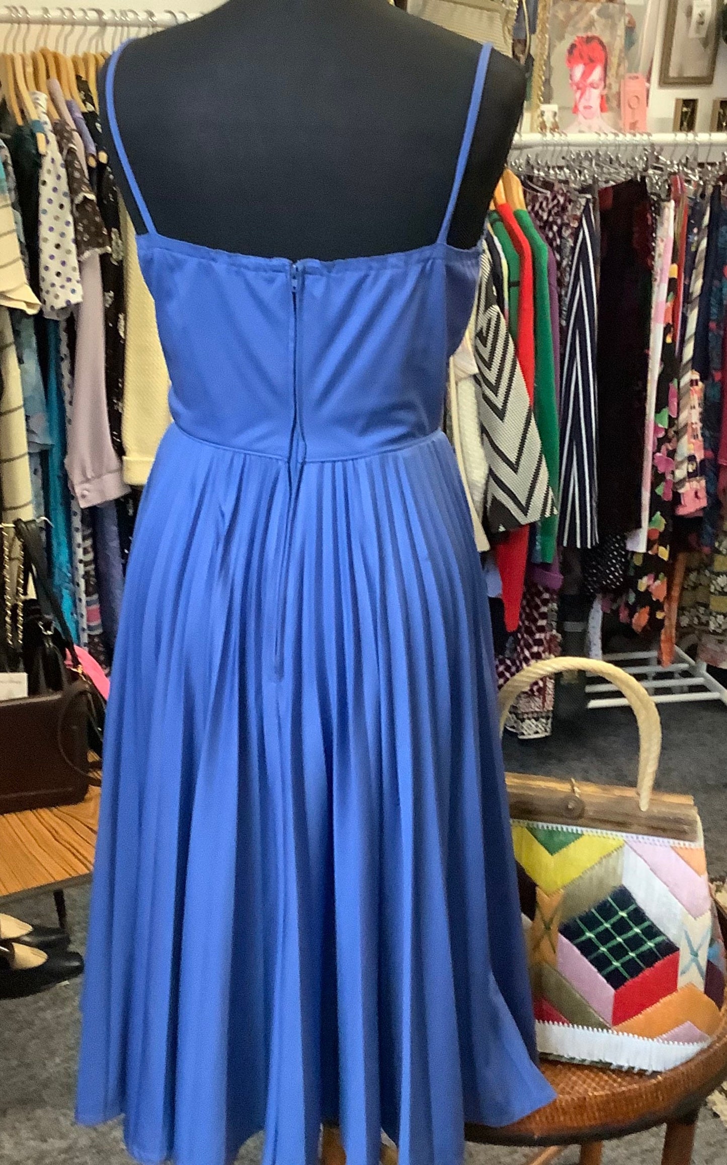 Vintage cornflower blue 1960’s skirt & jacket
