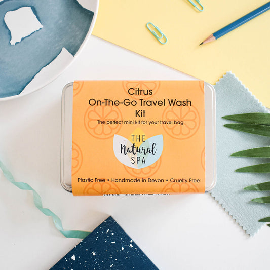 Natural Spa citrus Mini "on the go" Travel Wash kit